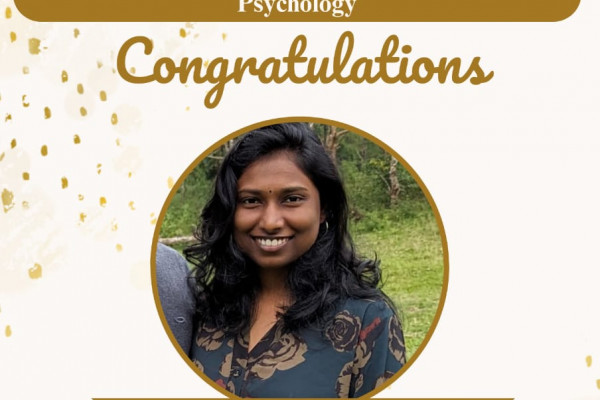 Congratulations to Hridya P.S